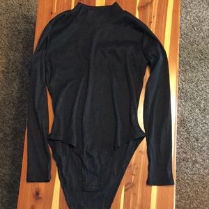 Black Turtleneck Bodysuit